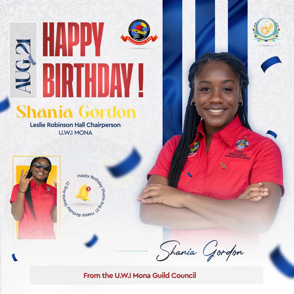 UWIMonaGuild's tweet photo. 𝐓𝐡𝐞 𝐔𝐖𝐈 𝐌𝐨𝐧𝐚 𝐆𝐮𝐢𝐥𝐝 𝐎𝐟 𝐒𝐭𝐮𝐝𝐞𝐧𝐭𝐬 𝐰𝐨𝐮𝐥𝐝 𝐥𝐢𝐤𝐞 𝐭𝐨 𝐰𝐢𝐬𝐡 𝐚 𝐇𝐚𝐩𝐩𝐲 𝐁𝐢𝐫𝐭𝐡𝐝𝐚𝐲 𝐭𝐨 𝐭𝐡𝐞 𝐇𝐚𝐥𝐥 𝐂𝐡𝐚𝐢𝐫𝐩𝐞𝐫𝐬𝐨𝐧 𝐨𝐟 𝐭𝐡𝐞 𝐋𝐞𝐬𝐥𝐢𝐞 𝐑𝐨𝐛𝐢𝐧𝐬𝐨𝐧 𝐇𝐚𝐥𝐥, 𝐌𝐬 𝐒𝐡𝐚𝐧𝐢𝐚 𝐆𝐨𝐫𝐝𝐨𝐧🔥 https://t.co/FICHHZQ4Nd