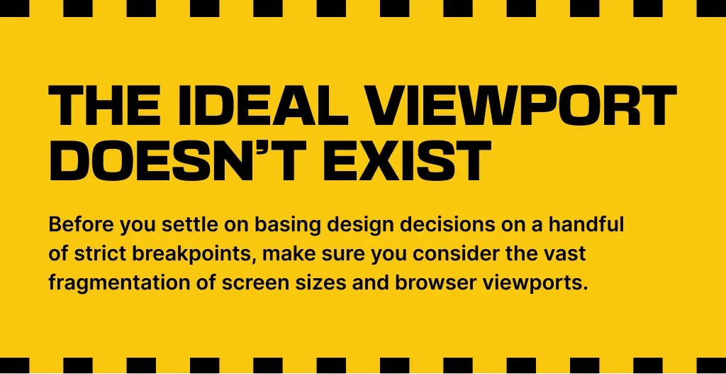 speckyboy's tweet photo. The ideal viewport doesn’t exist https://t.co/nXBwWVfK7b https://t.co/uufxK7Gppr