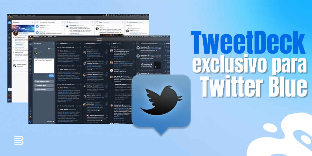 Bookmediacorp's tweet image. Twitter ha anunciado la implementación de una versión mejorada de TweetDeck, plataforma de gestión de contenidos. Sin embargo, ha habido un problema con la programación ya que la versión para teléfonos no funcionaba correctamente.

#tweetdeck #tipstwitter