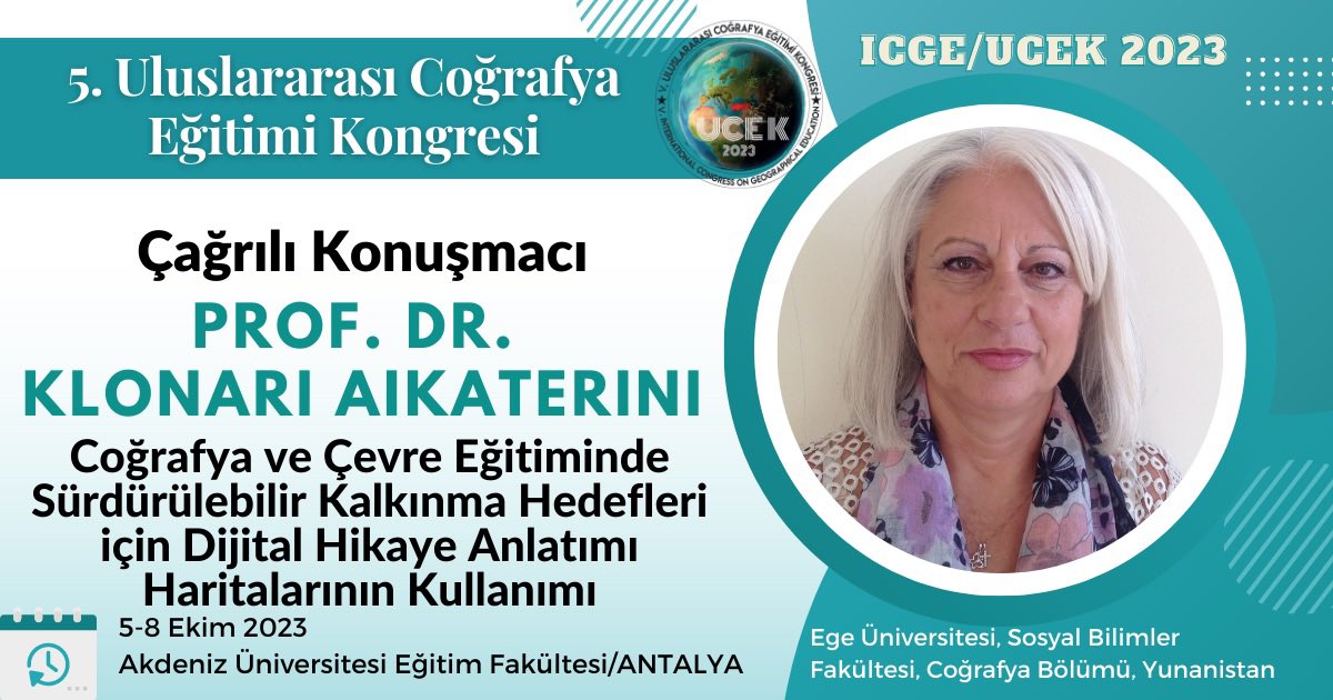 Uluslararası Coğrafya Eğitimi Kongresi tweet media