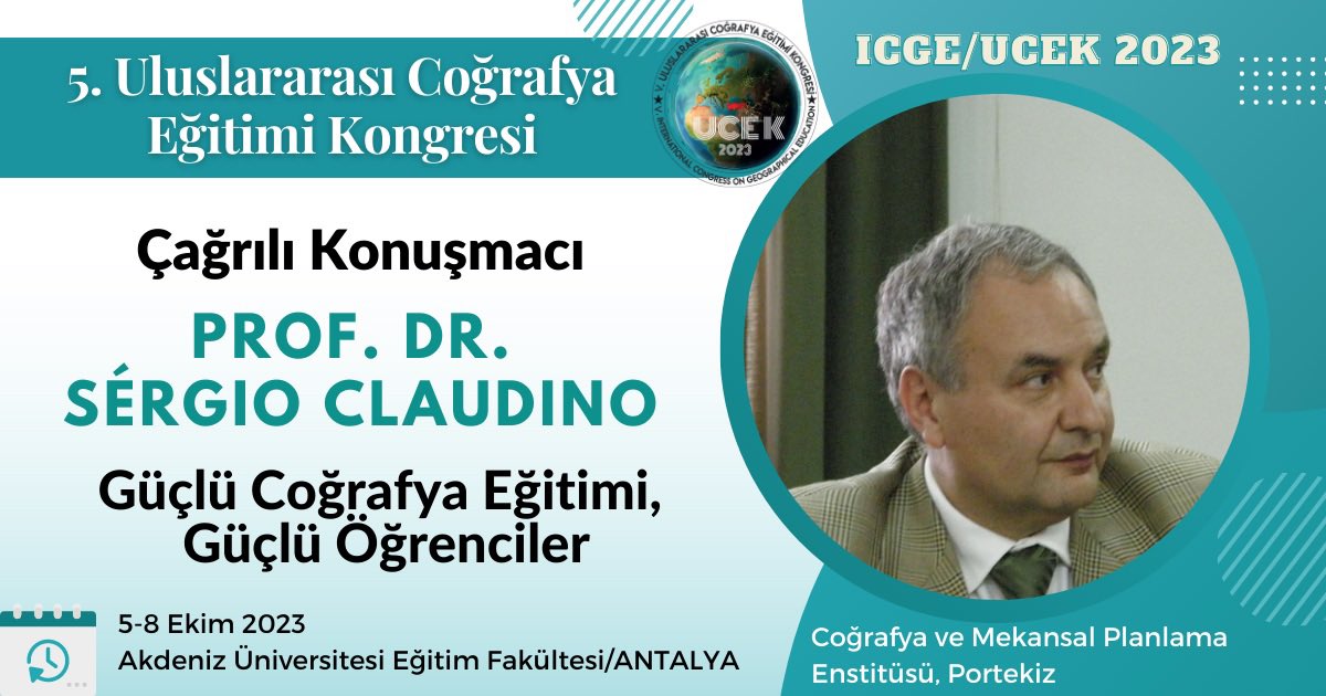 Uluslararası Coğrafya Eğitimi Kongresi tweet media