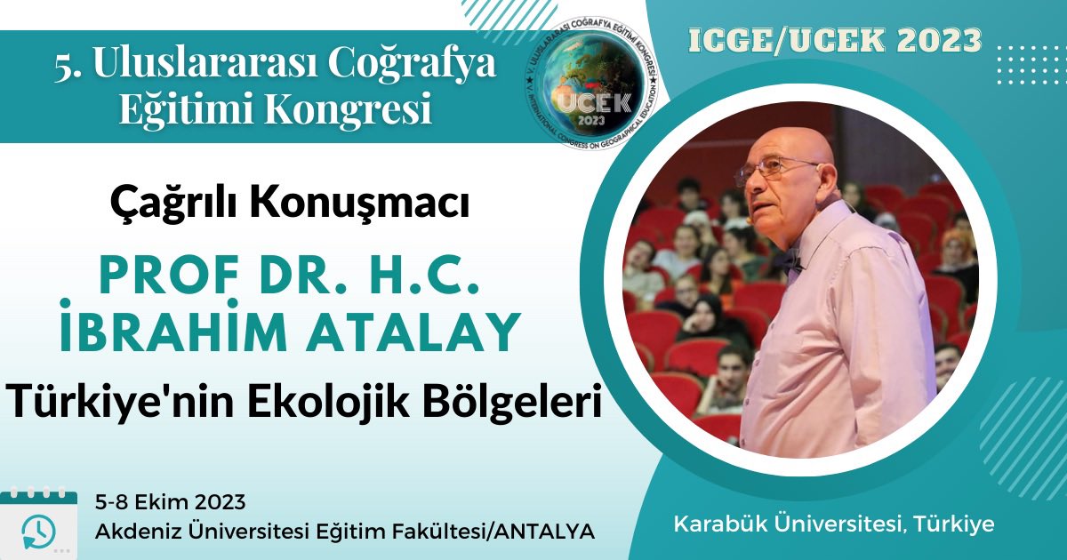 Uluslararası Coğrafya Eğitimi Kongresi tweet media