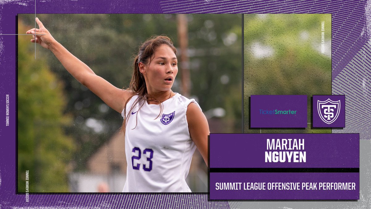 She's not a newcomer anymore!

Your first Offensive Peak Performer of the Week - <a href="/MariahNguyen03/">Mariah †</a>!

Very well deserved after her three goals on Saturday

#RollToms