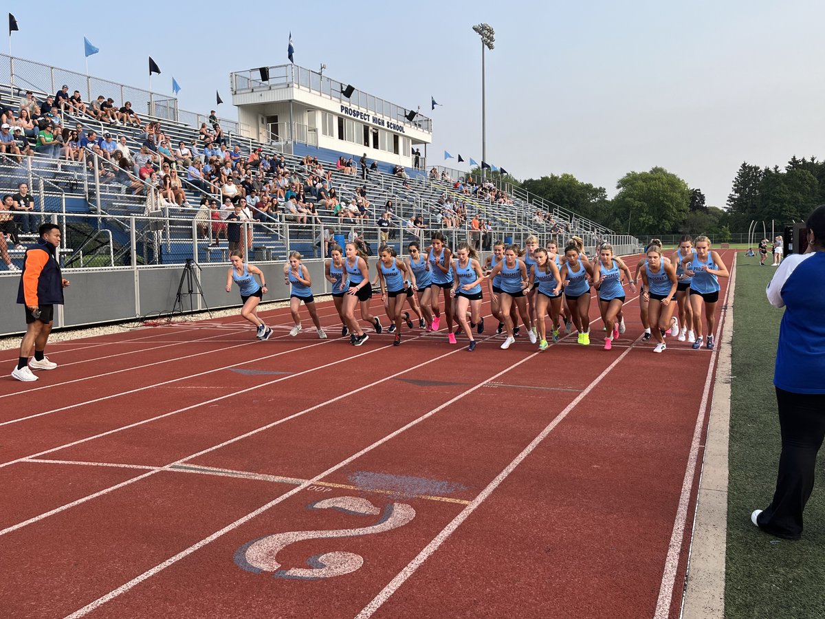 Prospect Girls XCTF (@prospectxctf) on Twitter photo Prospect Scrimmage Night is a huge success for the start of the season.
800/400m Time Trial:
5 athletes 2:20 or better
10 athletes 2:30 or better
Top 4 Total Time 8:58.9
Top 7 Times:
2:11.9, 2:12.6, 2:15.0, 2:19.4, 2:20.4, 2:23.1, 2:24.4
<a href="/KnightsofPHS/">Prospect High School</a> <a href="/ILXCTF/">Illinois HS XC/TF</a> @MileSplitIL Prospect Scrimmage Night is a huge success for the start of the season.
800/400m Time Trial:
5 athletes 2:20 or better
10 athletes 2:30 or better
Top 4 Total Time 8:58.9
Top 7 Times:
2:11.9, 2:12.6, 2:15.0, 2:19.4, 2:20.4, 2:23.1, 2:24.4
<a href="/KnightsofPHS/">Prospect High School</a> <a href="/ILXCTF/">Illinois HS XC/TF</a> @MileSplitIL