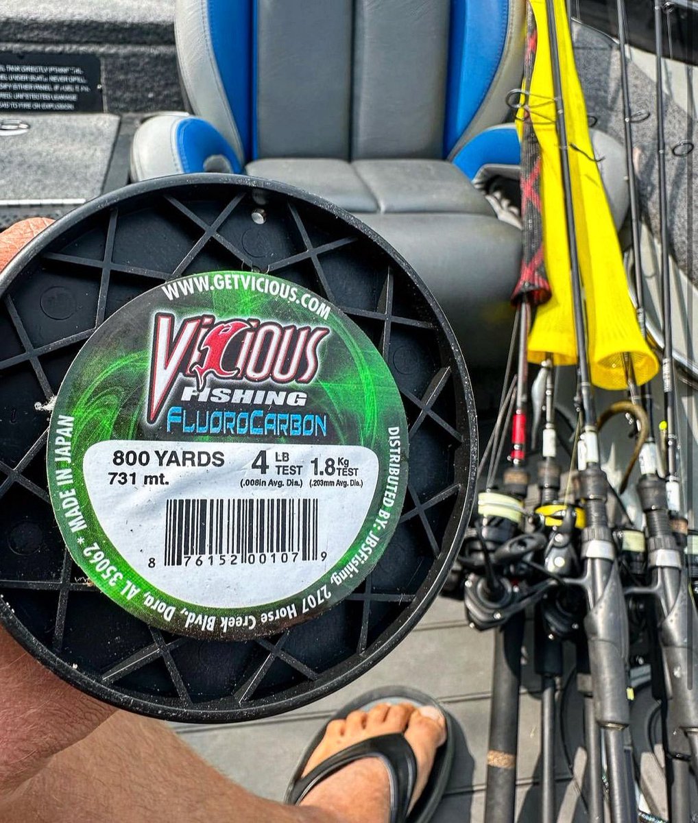 Brandon Lester is going ultra finesse!!! #viciousfishing #viciousfishingline #viciousfluorocarbon #finessefishing #lightline #getvicious #trustvicious