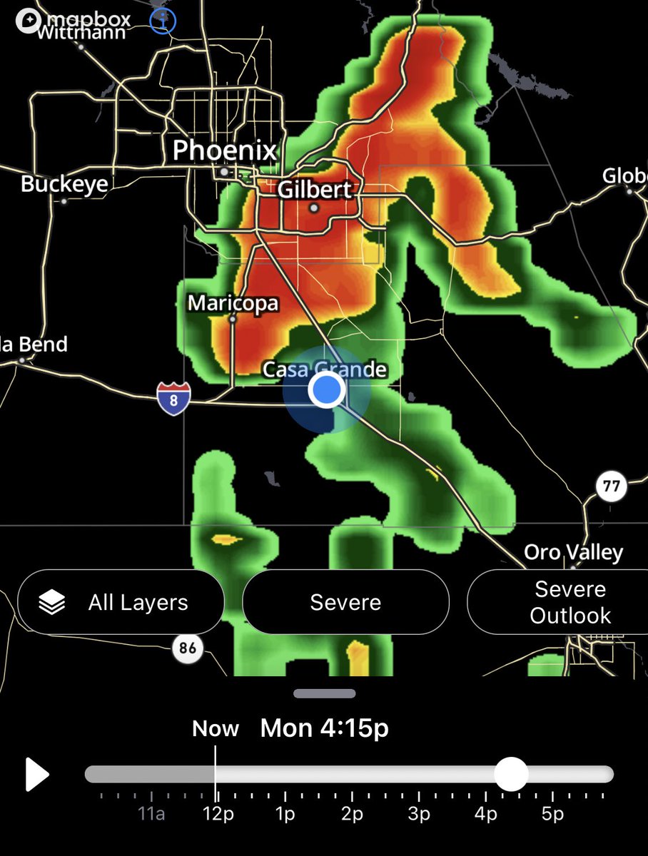 LPPCAZ's tweet image. Looks like a good storm will be hitting Casa Grande and Maricopa area around 3pm. Please keep your eyes on the weather and be safe friends.