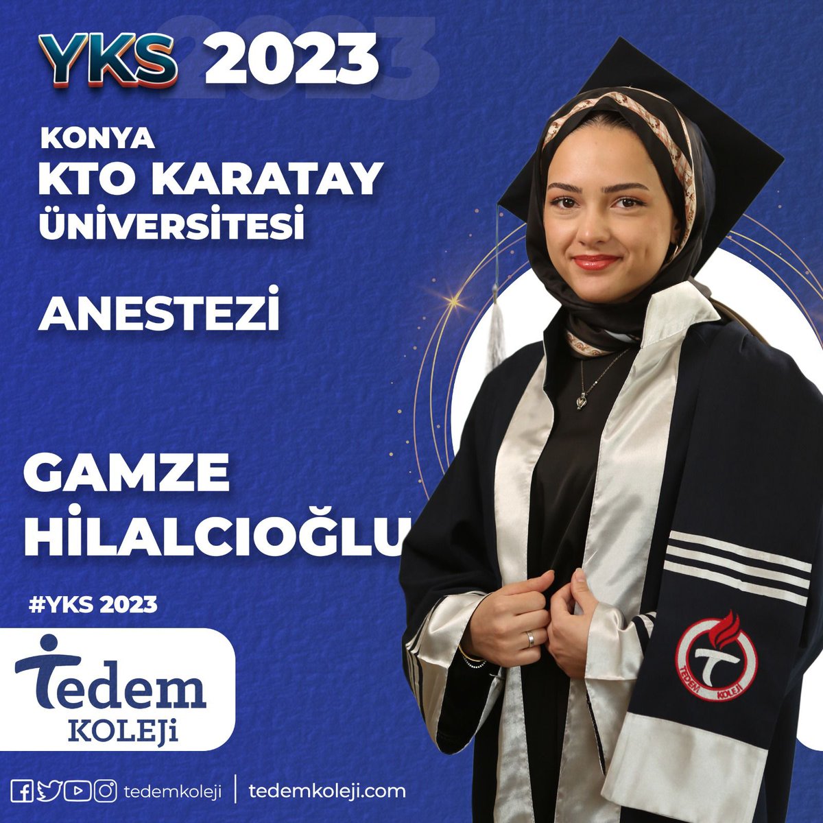 KonyaTedem's tweet photo. Zorlu bir yılın ardından, azimle çalışan ve her biri ayrı ayrı  başarılara imza atan tüm YKS öğrencilerimizi kutluyor, başarılarının tüm hayatları boyunca devam etmesini diliyoruz. 

#sanatedemliolmakyeter
#eniyimesleklersenin
#tedemkolejierenköykampüsü https://t.co/jJ06UmcyaX