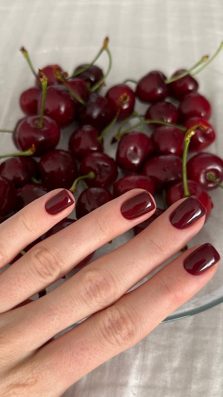 ⋆ ✧ bec. (tv) ✧ ⋆ on X: cherry red nails 🍒