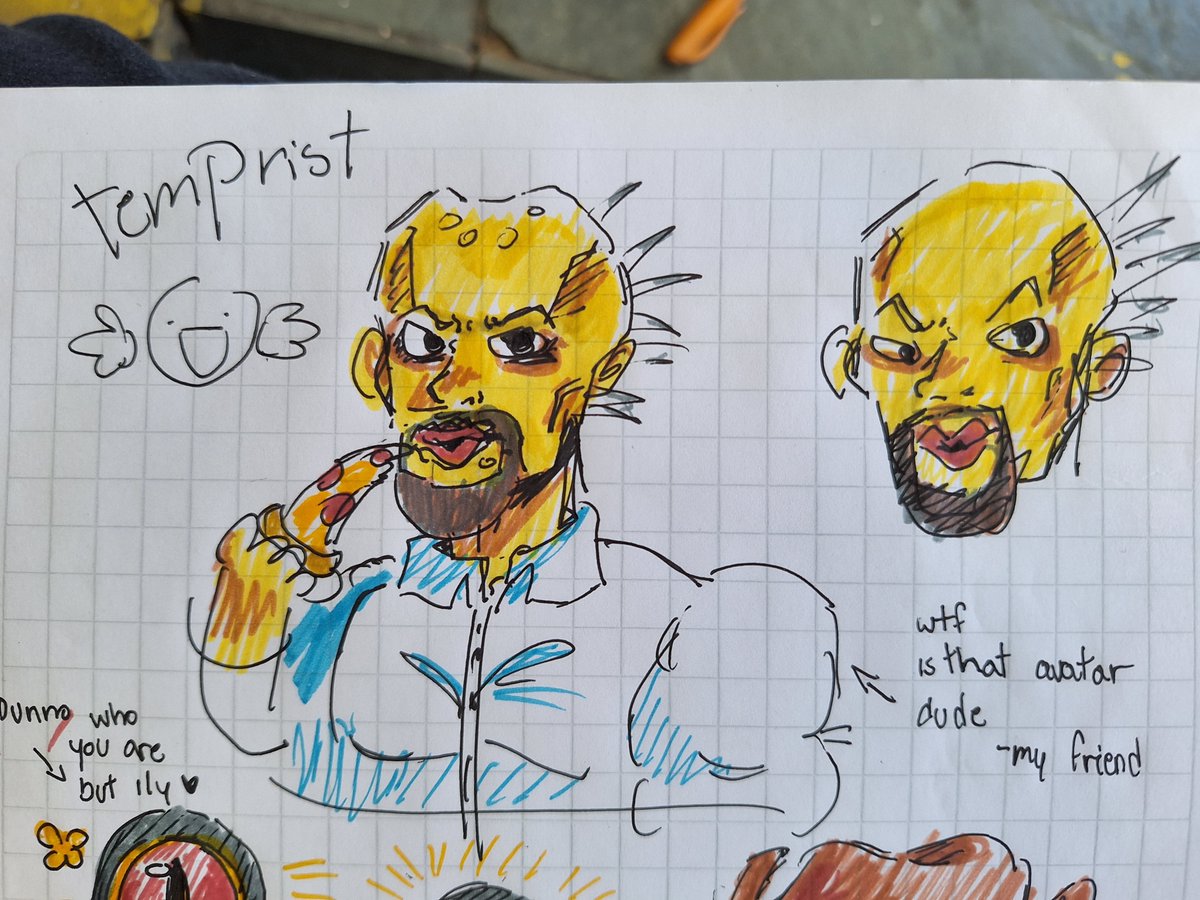 TotallyIvie's tweet photo. My friend who has never heard of you, drew you three @AlbertsStuff @Temprist  (she has a clear favoritism for you @kadenfumblebttm) she hopes you like it guys 😔 https://t.co/oLKG5wPZNy