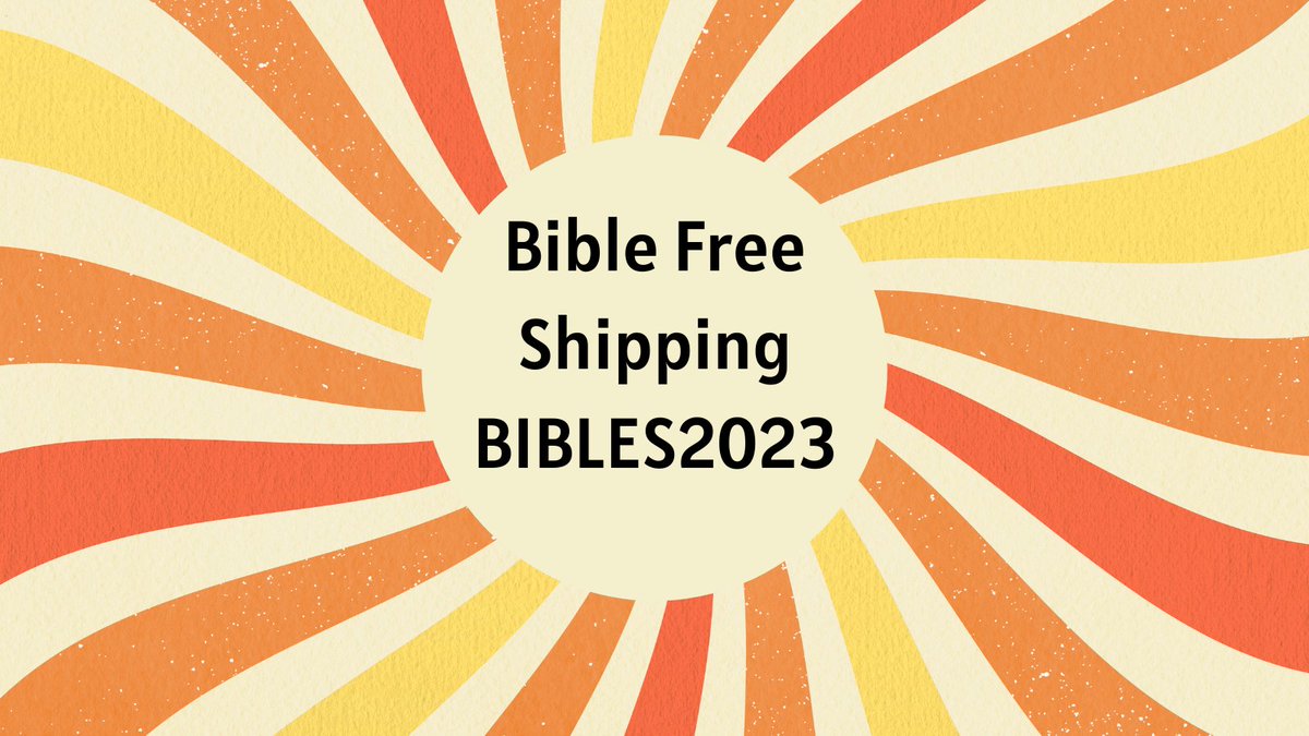 There are 10 days left in our Bible free shipping promo! Over the month of August, receive free shipping on 10+ Bibles—mix and match. Use promo code BIBLES2023 at checkout. Note: This applies to the Pew Edition Bibles as well! Terms apply. bit.ly/3qorK7V