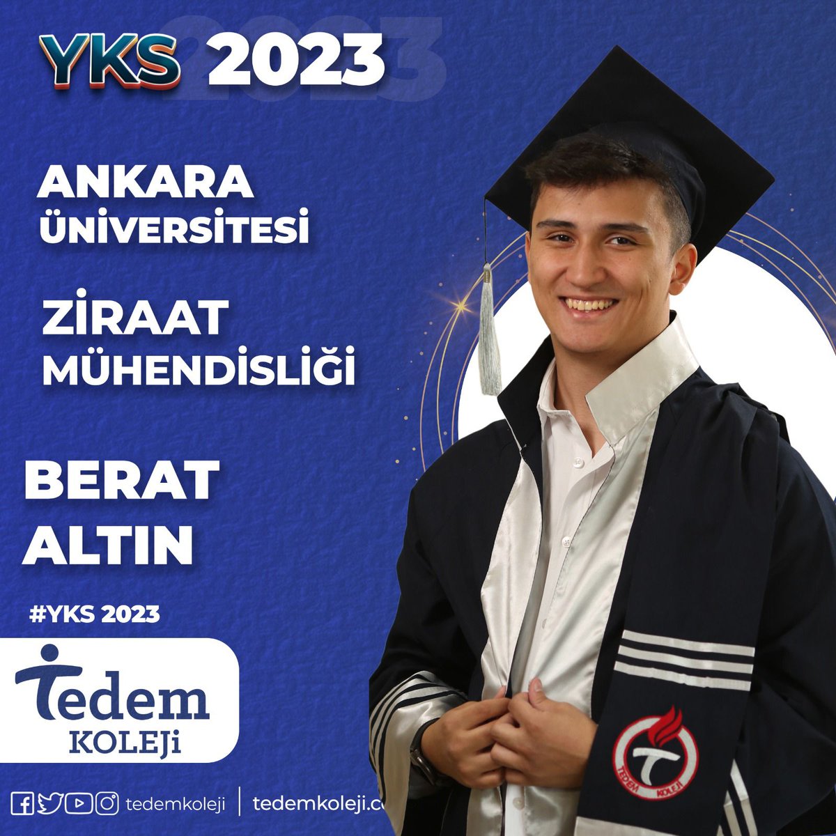 KonyaTedem's tweet photo. Zorlu bir yılın ardından, azimle çalışan ve her biri ayrı ayrı  başarılara imza atan tüm YKS öğrencilerimizi kutluyor, başarılarının tüm hayatları boyunca devam etmesini diliyoruz. 

#sanatedemliolmakyeter
#eniyimesleklersenin
#tedemkolejierenköykampüsü https://t.co/lShyjfUu2U