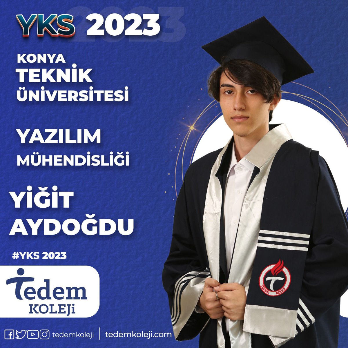 Zorlu bir yılın ardından, azimle çalışan ve her biri ayrı ayrı  başarılara imza atan tüm YKS öğrencilerimizi kutluyor, başarılarının tüm hayatları boyunca devam etmesini diliyoruz. 

#sanatedemliolmakyeter
#eniyimesleklersenin
#tedemkolejierenköykampüsü