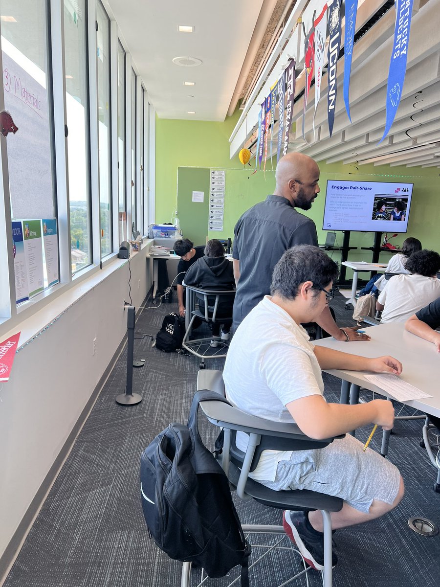 How important are the skills from AVID for my future? Here <a href="/EastsideECHS/">Eastside ECHS</a> demonstrating the values with the students.