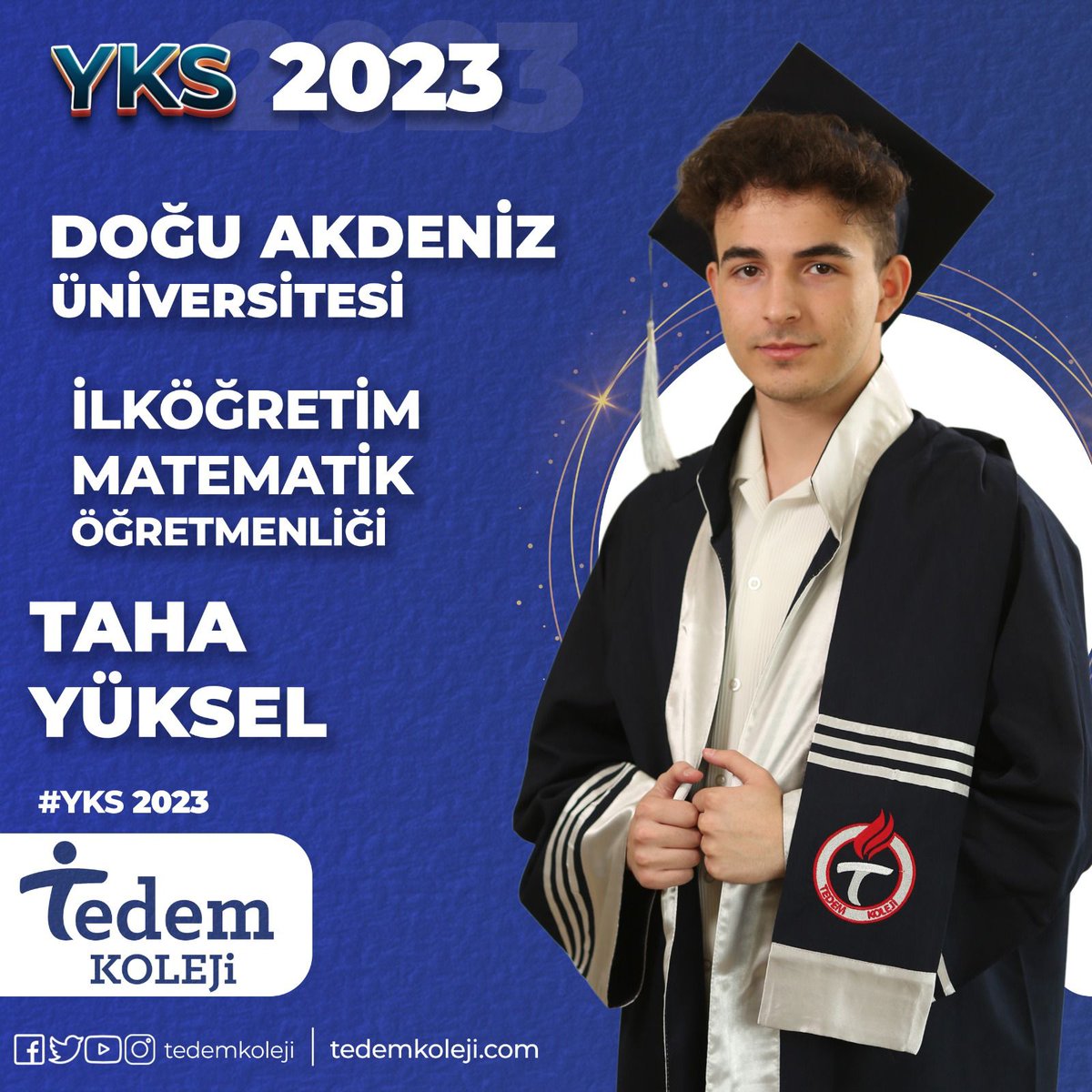 Zorlu bir yılın ardından, azimle çalışan ve her biri ayrı ayrı  başarılara imza atan tüm YKS öğrencilerimizi kutluyor, başarılarının tüm hayatları boyunca devam etmesini diliyoruz. 

#sanatedemliolmakyeter
#eniyimesleklersenin
#tedemkolejierenköykampüsü