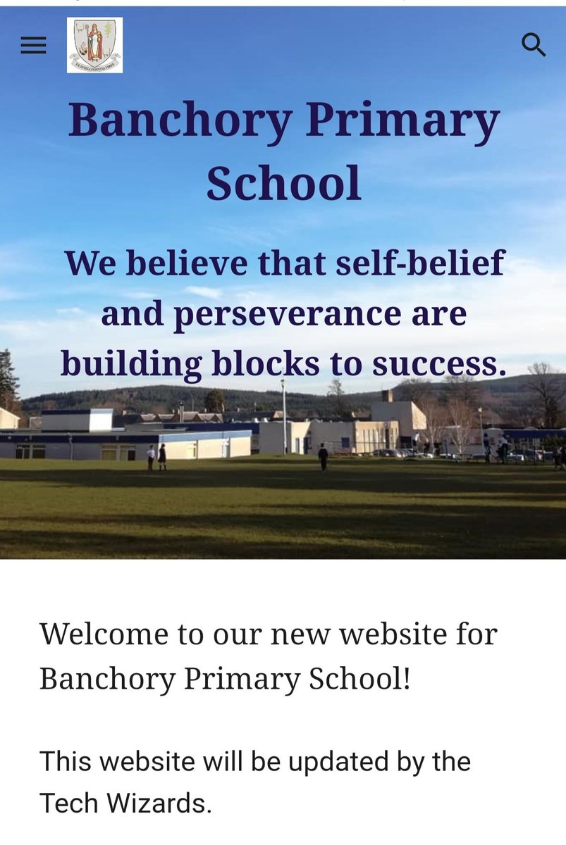BanchoryPrimary's tweet image. Looking forward to the #TechWizards returning to continue populating the new improved school website.