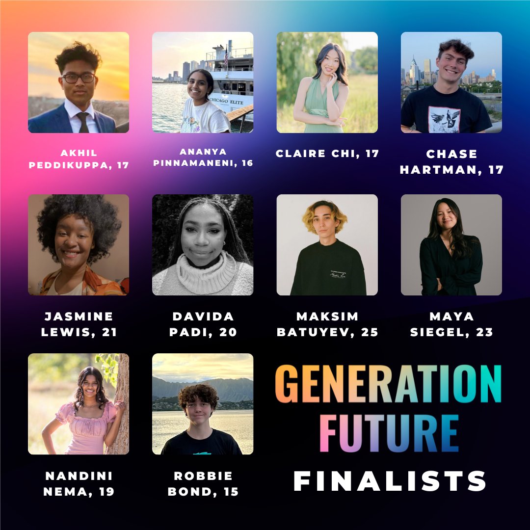 dosomething's tweet image. It's time to VOTE! ✅📷Thousands of young people nationwide applied for The Generation Future Award, &amp;amp; we’ve selected 10 finalists! Your votes determine which 3 winners will be awarded $5,000 to grow their social impact initiative: dosomething.org/genfuture #GenFuture #LetsDoThis