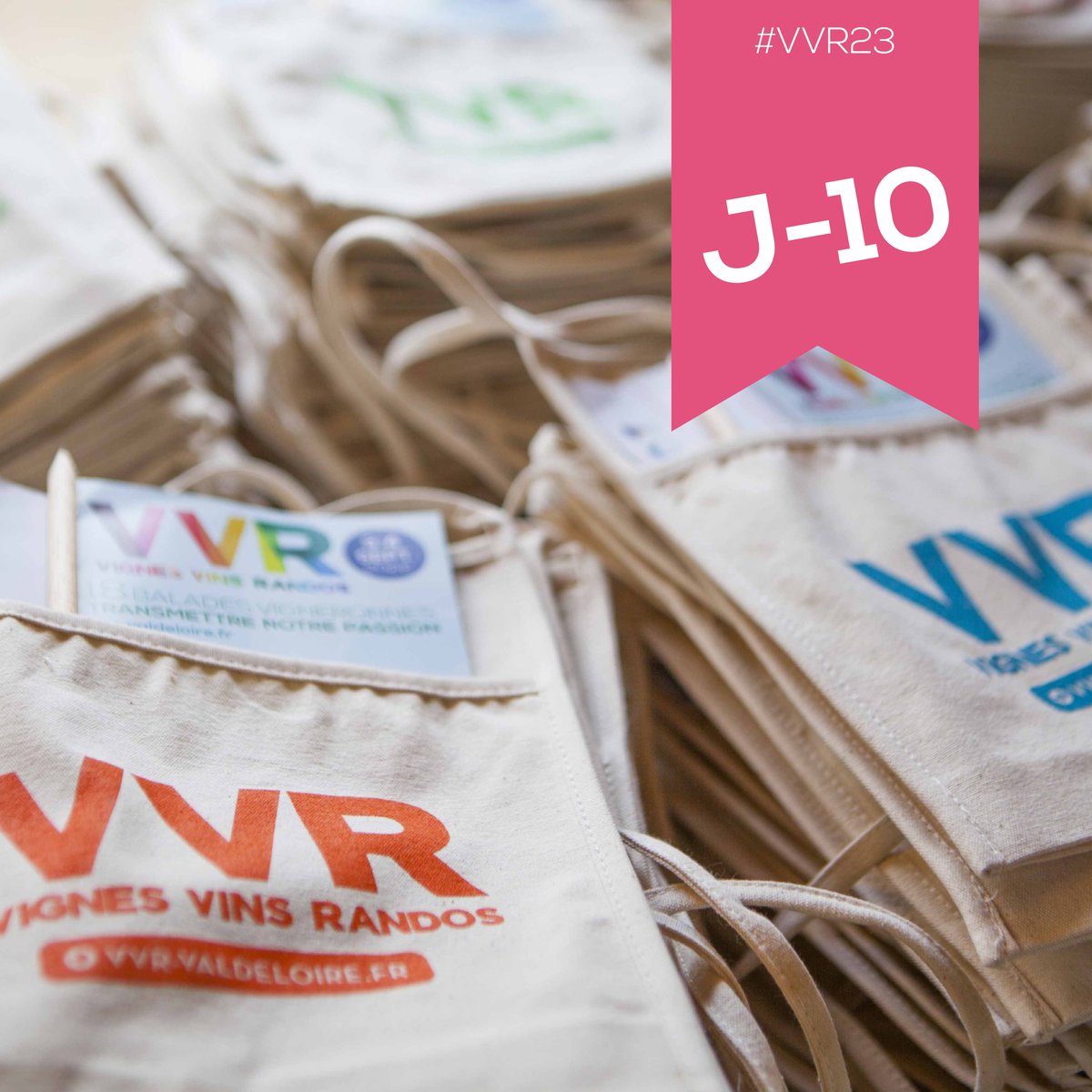 vvrvaldeloire's tweet photo. J-10 avant Vignes Vins Randos ! 🍇🌿☀️
Êtes-vous prêts pour cette nouvelle édition ? 😊
#vvr2023 #vvrvaldeloire #readyforvvr https://t.co/2pCyV5z55b