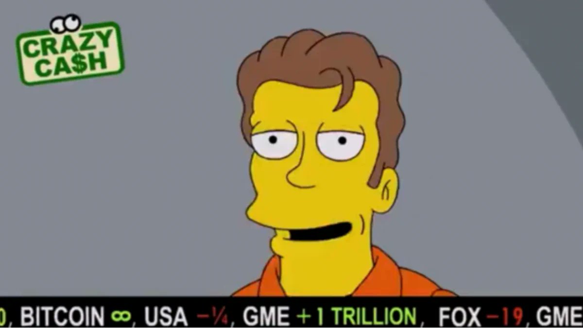 #Bitcoin priced at infinity on The Simpsons 💥🚀