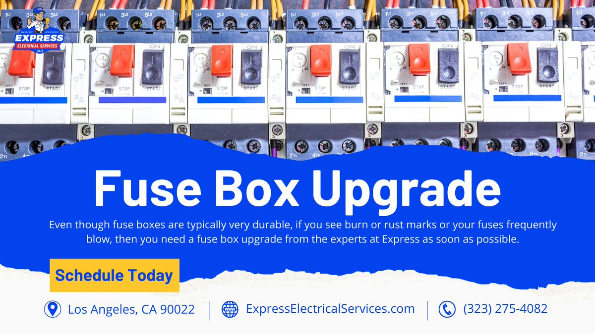 LA_Electrical's tweet image. Just like all electrical applications, a fuse box can and will deteriorate over time. When it&apos;s time for an upgrade, call the experts at (323) 275-4082

#electricalservices #fusebox #fuseboxupgrade