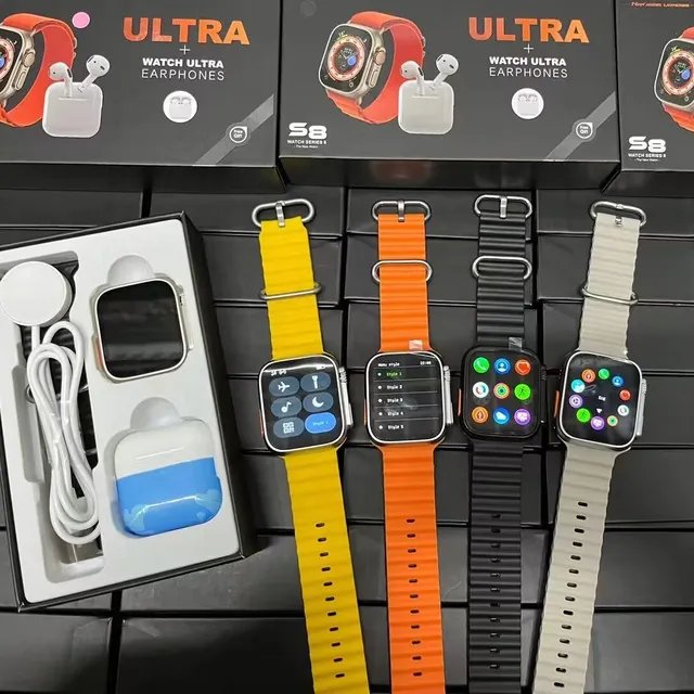 HENRYJAMESSAKAL's tweet photo. CLEARANCE SALE 🔥🔥ULTRA 8 SMART with airpods  WATCHES 
✅ Price K500 Free delivery within Lusaka 
✅ Unisex 

SPECIFICATIONS: 
* Screen Display 1.44" Full Touch Control Sreen * Battery Capacity 200mAh 
* Heart Rate &amp; Sleep Monitoring
Call 0974544008 https://t.co/B8EKqSqe50