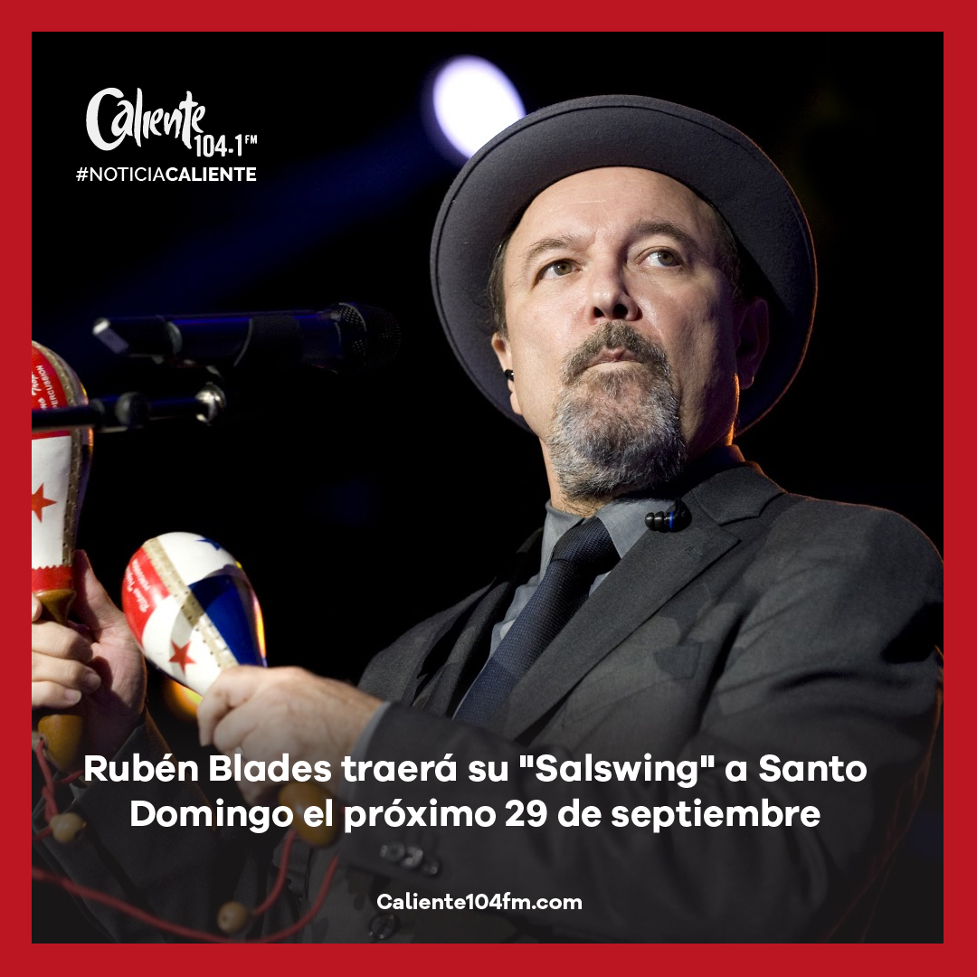 Caliente1041FM's tweet photo. #NoticiaCaliente El músico panameño se reencontrará con el público dominicano en el Pabellón de Voleibol junto a Roberto Delgado y Orquesta, de Panamá, el próximo 29 de septiembre, en Santo Domingo., combinando sus éxitos de siempre con material de su laureado álbum "Salswing!" https://t.co/Ghf1shfHAe
