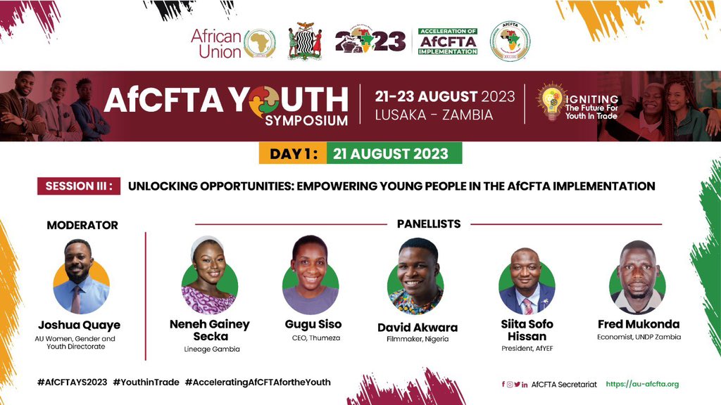 Kweikuma_'s tweet photo. The conversation is still ongoing. Join us to understand the role of women and youth in the AfCFTA implementation and other continental flagship such #WYFEI2030 and #1MNL @AfCFTA @SP_AfCFTA @AUYouthProgram @AU_WGYD 

https://t.co/2hMMCRHCVU https://t.co/bqo4HThg1G