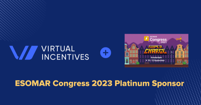 VirtualRewards's tweet image. 📢We are thrilled to partner with #ESOMARCongress23 as this year’s Platinum Sponsor at #Congress2023 in Amsterdam, Sept. 10-13. We look forward to connecting with colleagues and friends from all over the world!  See you Amsterdam!
#VirtualIncentives #insights #ESOMAR
