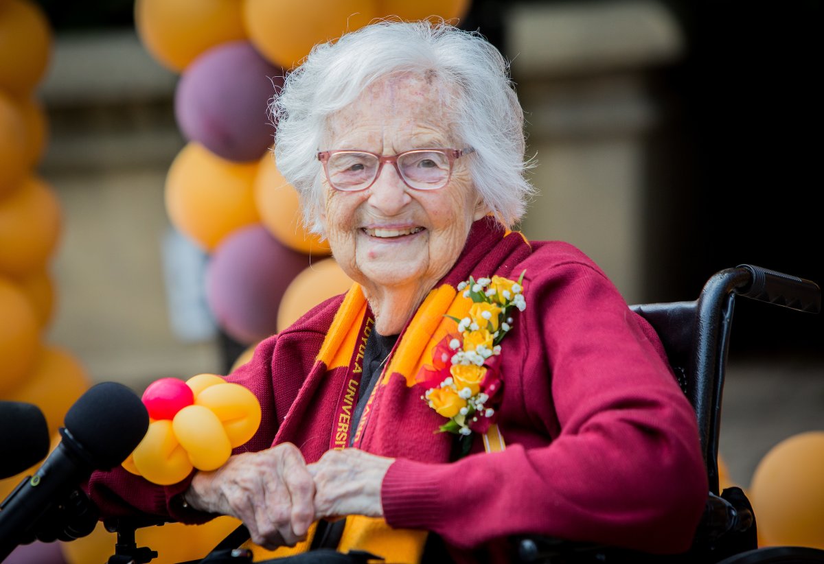 Join us in wishing Sister Jean a Happy 104th Birthday today!