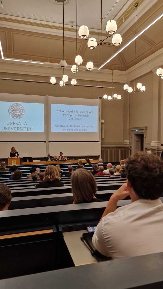 SLU_ruraldev's tweet photo. Kick off at #NorDev23 where many of our colleagues will be presenting their work. More importantly, time to get united among development researchers @SweDevNetwork assembly to address the new challenges of declining development research funding. https://t.co/9sJIcQh1PQ