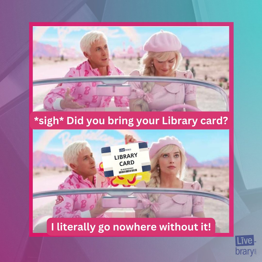 Can't go anywhere without my #librarycard 💕
#bookmeme #mememonday
