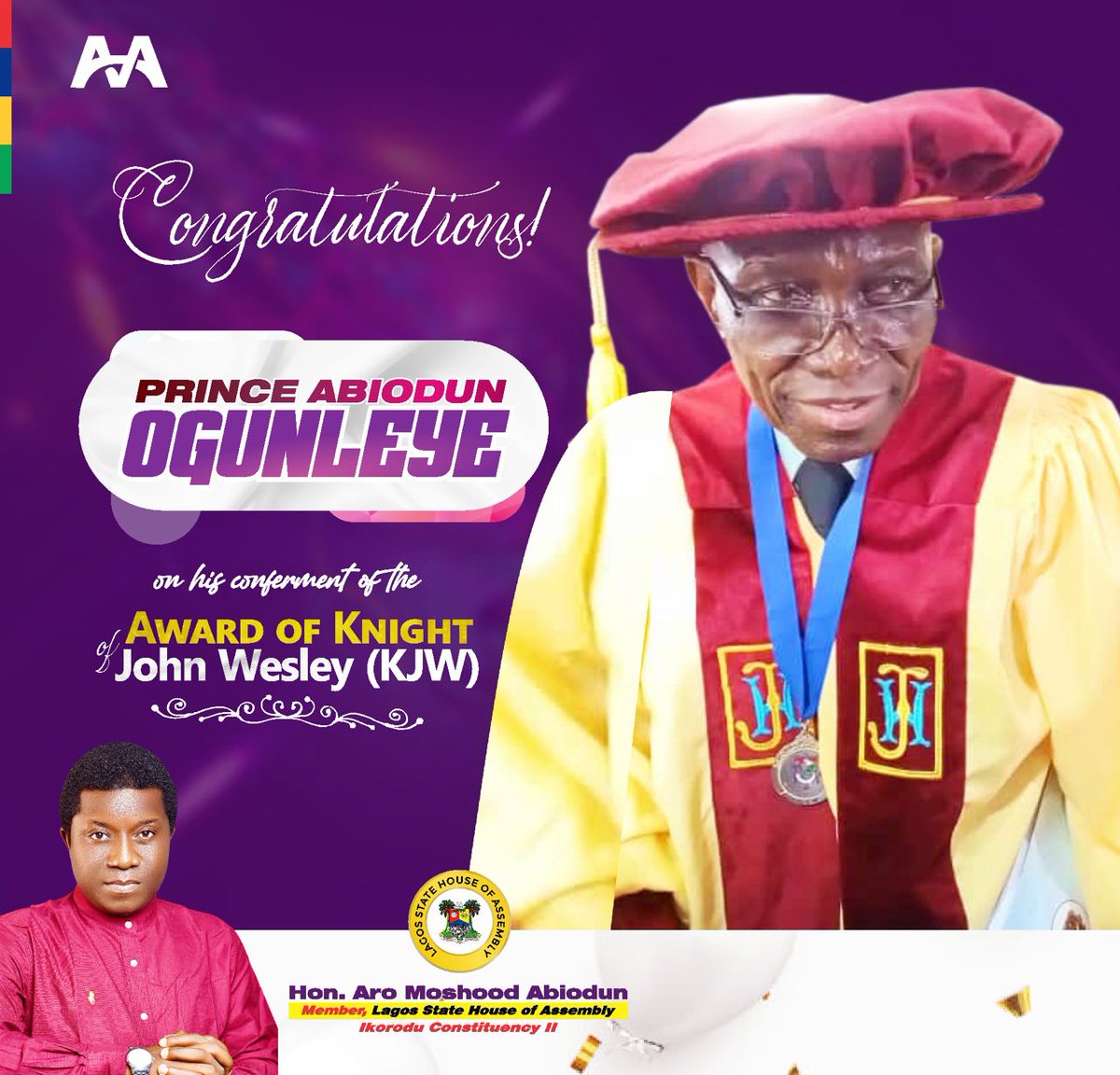 Ama4Laha's tweet photo. that the Knight of John Wesley represents. Your accomplishments truly shine as a beacon of inspiration for all, and your honor is well-deserved. May your journey continue to be filled with success, purpose, &amp; the continued pursuit of making a positive impact.

Congratulations sir https://t.co/C4QtIwhIoY