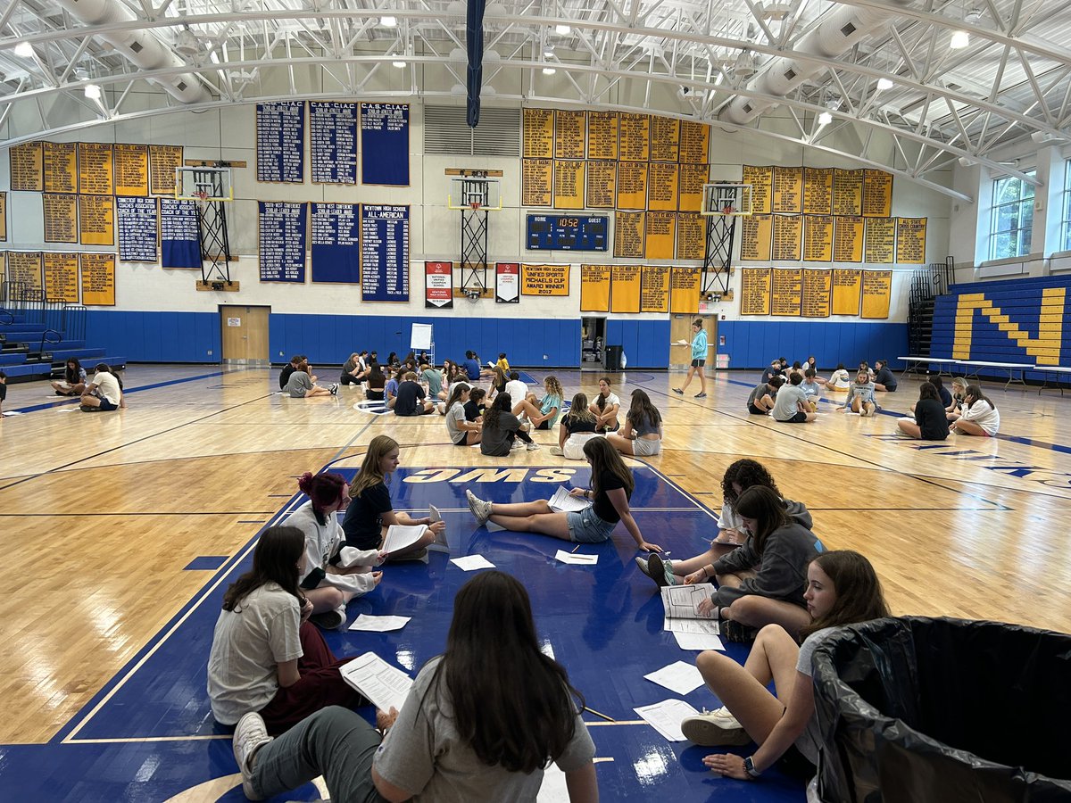 Link Leader training begins today on our new beautiful gymnasium floor 🤩