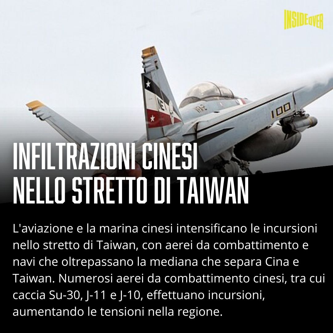 ilgiornale's tweet photo. La #Repubblica #Popolare #Cinese aumenta la pressione su #Taiwan attraverso #esercitazioni #militari e #propaganda, mentre le forze cinesi effettuano #intrusioni #aeree e #navali nello stretto di Taiwan, generando #tensioni #geopolitiche.
➡️ https://t.co/5nrVQFSTZd https://t.co/GPJfx2nKWK