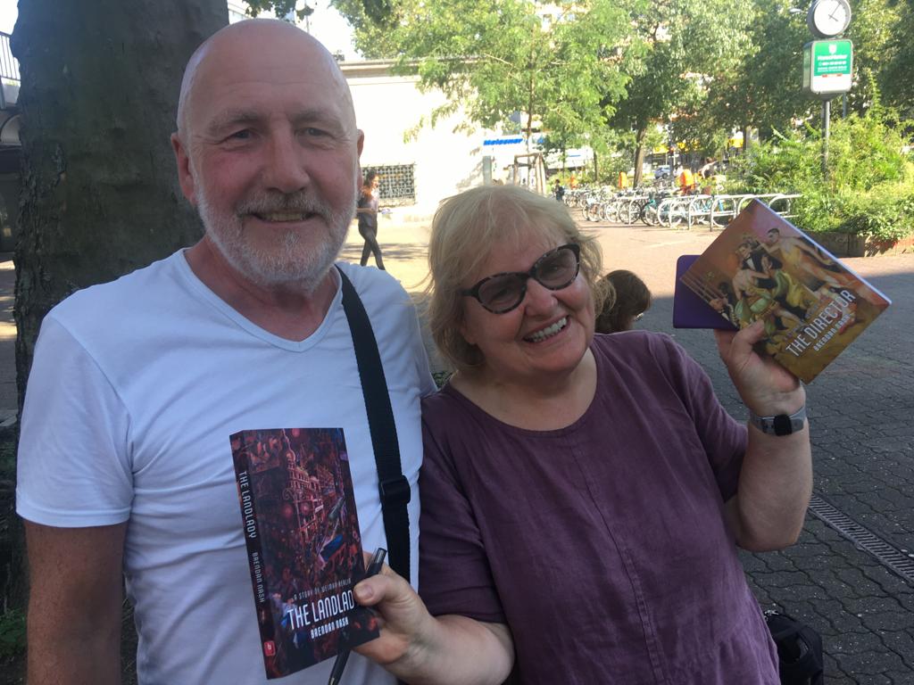 Such a pleasure to meet author and tour guide Brendan Nash <a href="/Cabaret_Berlin/">Brendan Nash</a>. Hard to imagine a more knowledgeable guide to the places, people, and history of Christopher Isherwood's Berlin and <a href="/Cabaret_Musical/">Cabaret the Musical</a>  Can't wait to read his Cabaret-inspired books!