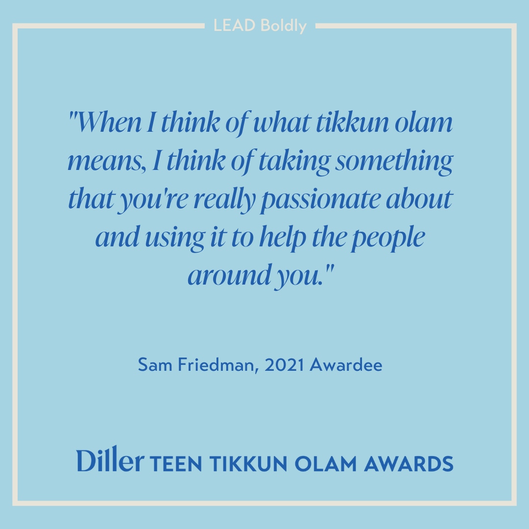 Alum spotlight: today is National Senior Citizens Day, which recognizes the accomplishments of seniors in America. Many Award recipients’ projects have focused on supporting older adults, including 2021 Awardee Sam Friedman and his project @sftfsorg. #seniorcitizenday