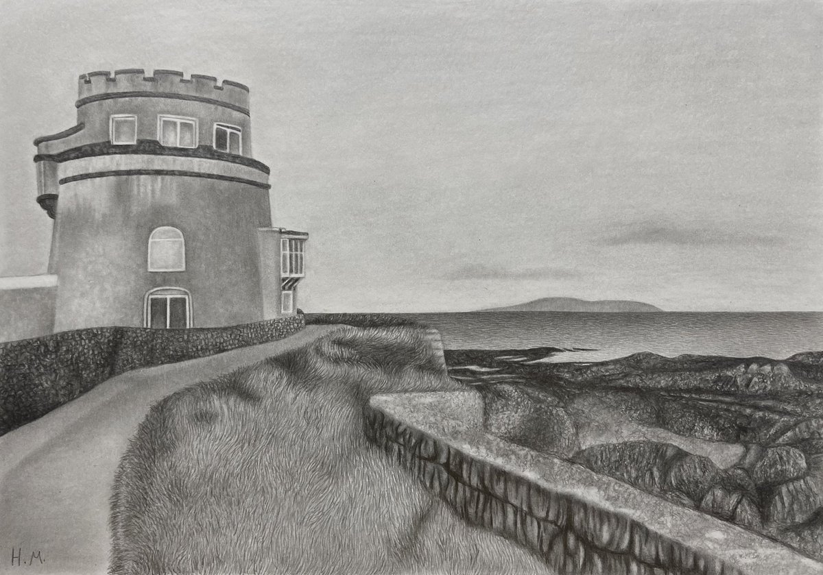 Drawing of a Martello tower along the Dublin coastline

Hello, and long time no sea! Tower we doing?
I know those were so great but please stick with me 😂
It’s been ages since sharing anything on my art accounts and it’s nice to be doing so again. Can’t wait to post more soon!