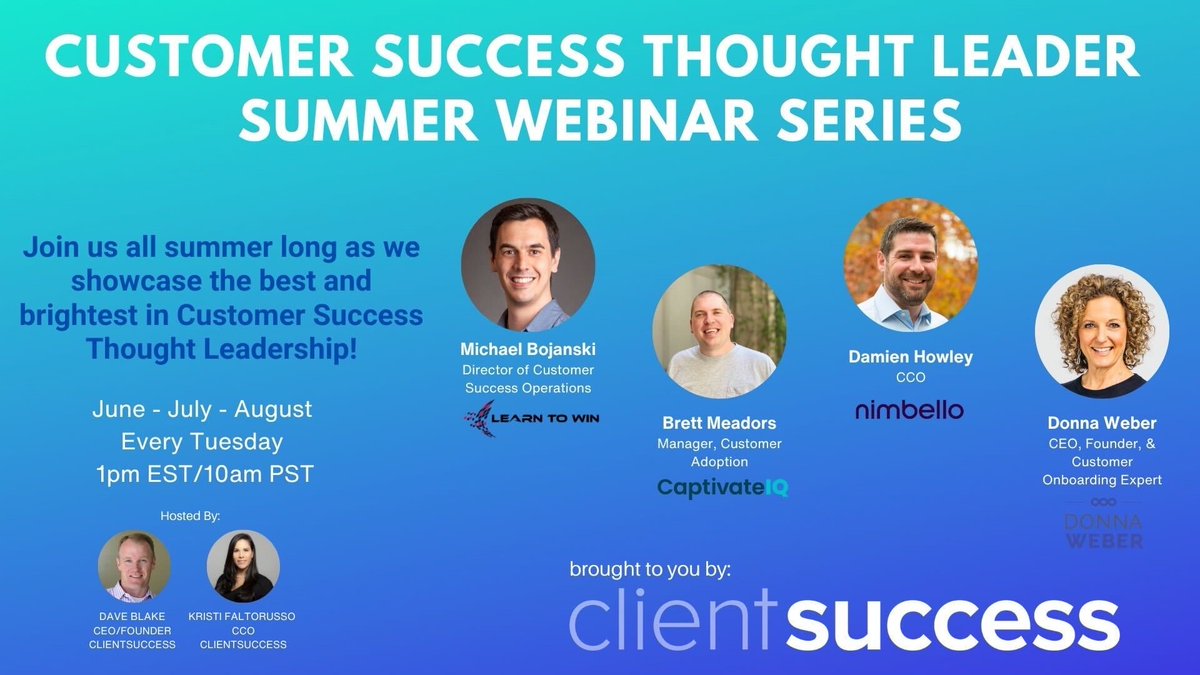 Join us for a webinar on "Building Scaled Customer Success that Works". Dan Ennis, Team Manager &amp; Scale Customer for hubs.la/Q01ZnJMK0 will dive into on how the economic climate has forced companies to embrace some form of Scale Customer Success.
hubs.la/Q01ZnJG80