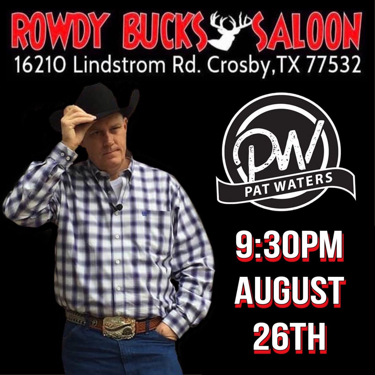 🎸8/26: Scootin’ boots at Rowdy Bucks in Crosby, Tx!  #texaslivemusic #countrymusic #livemusic #texascountry #texasmusicscene