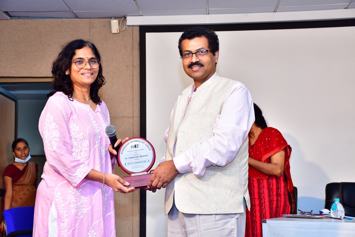 SwarnalathaGud2's tweet photo. Blessed to have Dr Vinay Sakhuja @Dr Gopalakrishnan Dr Sreelatha and  @DrNarayanprasad as examiner for the mock examination at NIMS. Loads of learning 🙏 @HydNephForum @DrPSVali @drmanishasahay @myadla @kiranmai_ismal @srikanthnephro @sreebhushan @Kalidindi28 @drpraveen85 https://t.co/I1mIkW0OiD