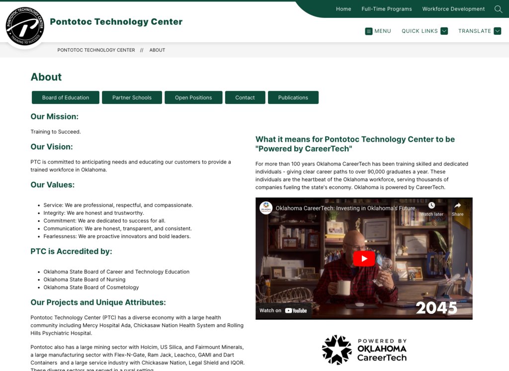 Pontotoc Technology Center tweet media