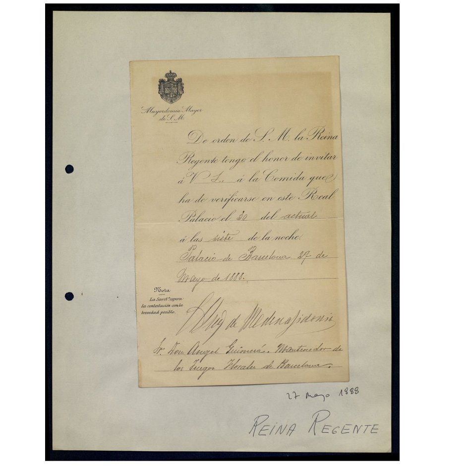 HistoriaPPCC's tweet photo. El 1888 Àngel Guimerà redacta i tramet a sa majestat Mª Cristina la Carta a la Reina Regent, signada per 2601 personalitats catalanes. S'hi demana de restaurar les institucions i la llengua catalanes i transferir la justícia i la defensa al Principat.
Madrid es nega a respondre. https://t.co/ZAu83vNS1f