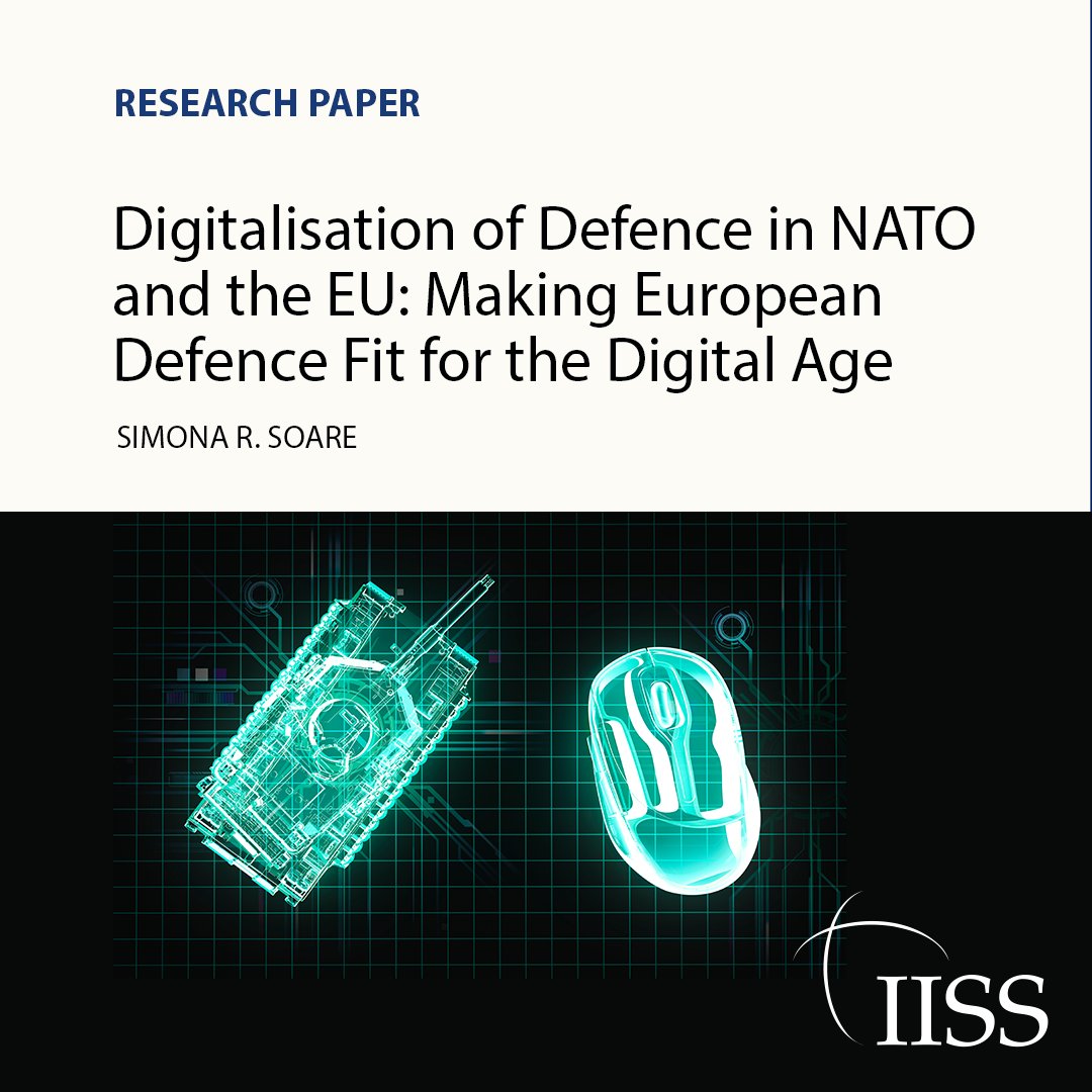 IISS_org's tweet photo. ‘The heterogeneity of European armed forces poses a significant challenge to digital transformation | Individual and unsynchronised data architectures are a major obstacle to data-sharing both within and across domains.'

Read the latest research paper: https://t.co/taMKjlu6mh https://t.co/Olz2zOXFNt
