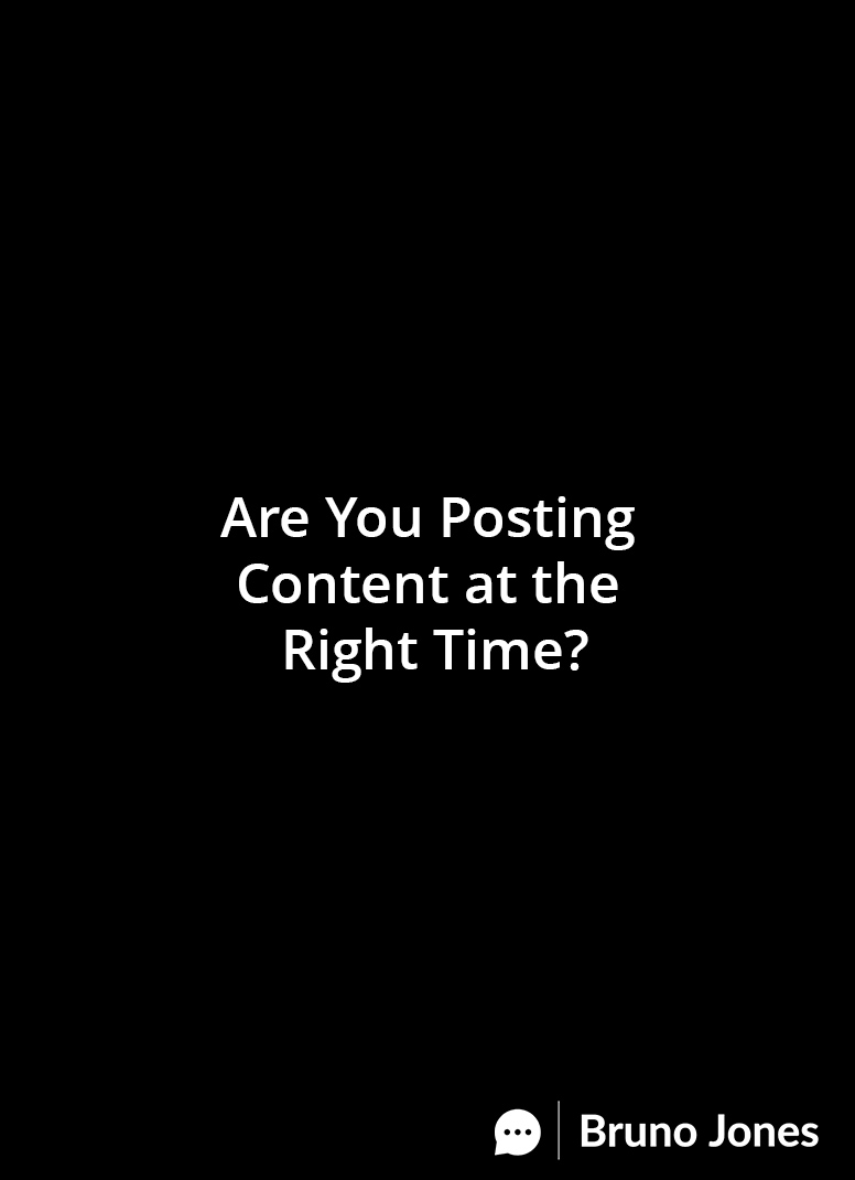 BrunoJones12770's tweet image. Knowing when to post your content on social media is vital in optimizing for social media algorithms. 

Timing can make a difference in views, clicks, and website traffic. 

Optimize your posting time. brnw.ch/21wBQl2

#SocialMediaAlgorithms #PostingTime