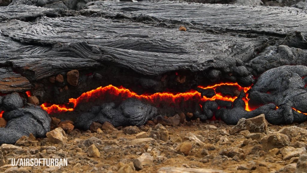 A crack of Lava, Iceland