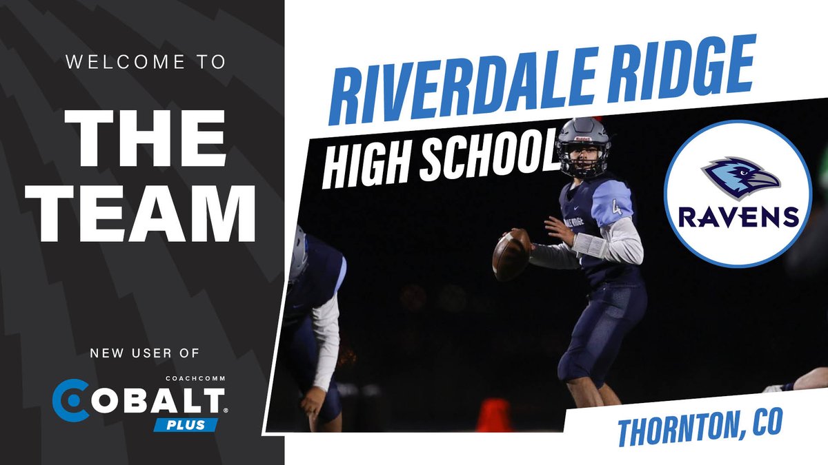CoachComm's tweet photo. We’re excited to have @ridge_riverdale join our CobaltPLUS team! We can’t wait to help your team communicate without compromise! #GoRavens #Champions #CommunicationWithoutCompromise @CHSCA @CoachSmaha https://t.co/7O5AdPSyy5