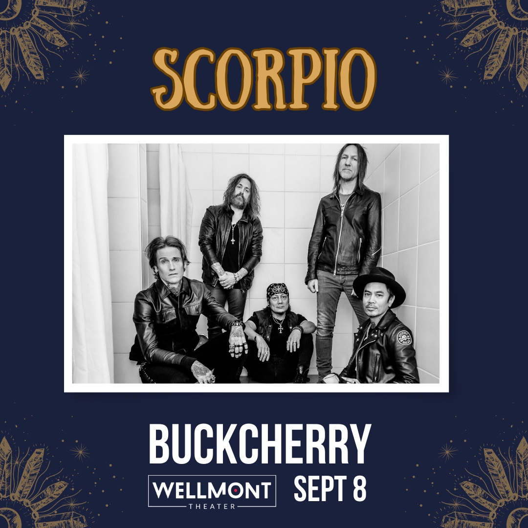 September Wellmont Shows as the Astrological Signs Pt.2 ✨ What shows are in the stars for you next month? Let us know ⬇️ and get your tickets while they last! 🎟️: bit.ly/wellmontshows @MrBungle @ginblossoms @BESTOFTHEEAGLES @Buckcherry