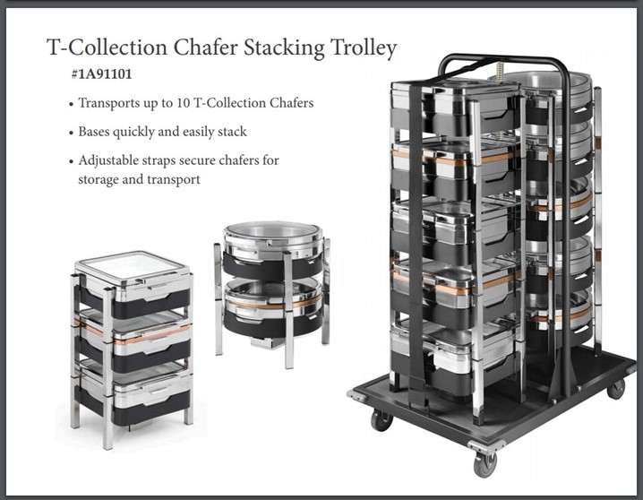 SMARTBuffetWare's tweet image. Safely transport and store up to 10 chafers with our T-Collection Chafer Stacking Trolley! Visit our website for more information!smartbuffetware.com
#smartsolutions #smartbuffetware #smartbuffet #smartchafer #smartinduction #smarttransportation #smartstorage