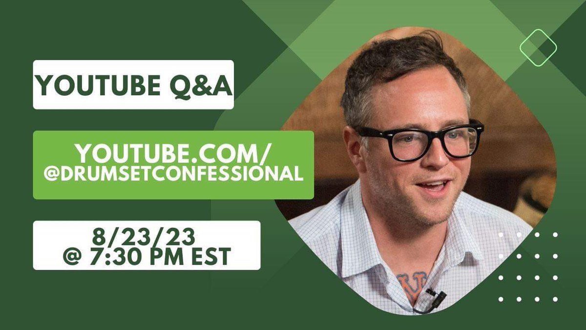 K_JohnsonMD's tweet image. Great opportunity to ask @Weerd_Science anything you want. Horror movies? Addiction? Drumming? Mets? Lawn care? He will be answering it all. 

@DrumSetConf #coheed #opioidaddiction #recovery #drummer