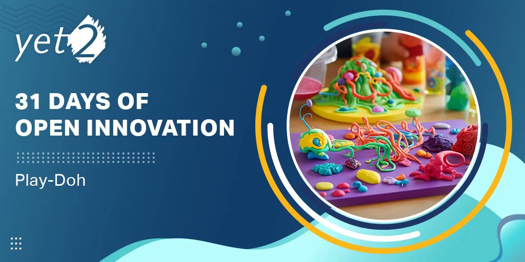 yet2com's tweet image. Day 21: Play-Doh! 🔴 🟠 🟡 🟢 🔵 🟣 
The mouldable breaking the mould : Play-Doh! Noah and Joseph McVicker were tasked with creating a cleaner for the tedious residue on wallpapers...
bit.ly/459GJku

#InnovationMonth #31DaysOfInnovation