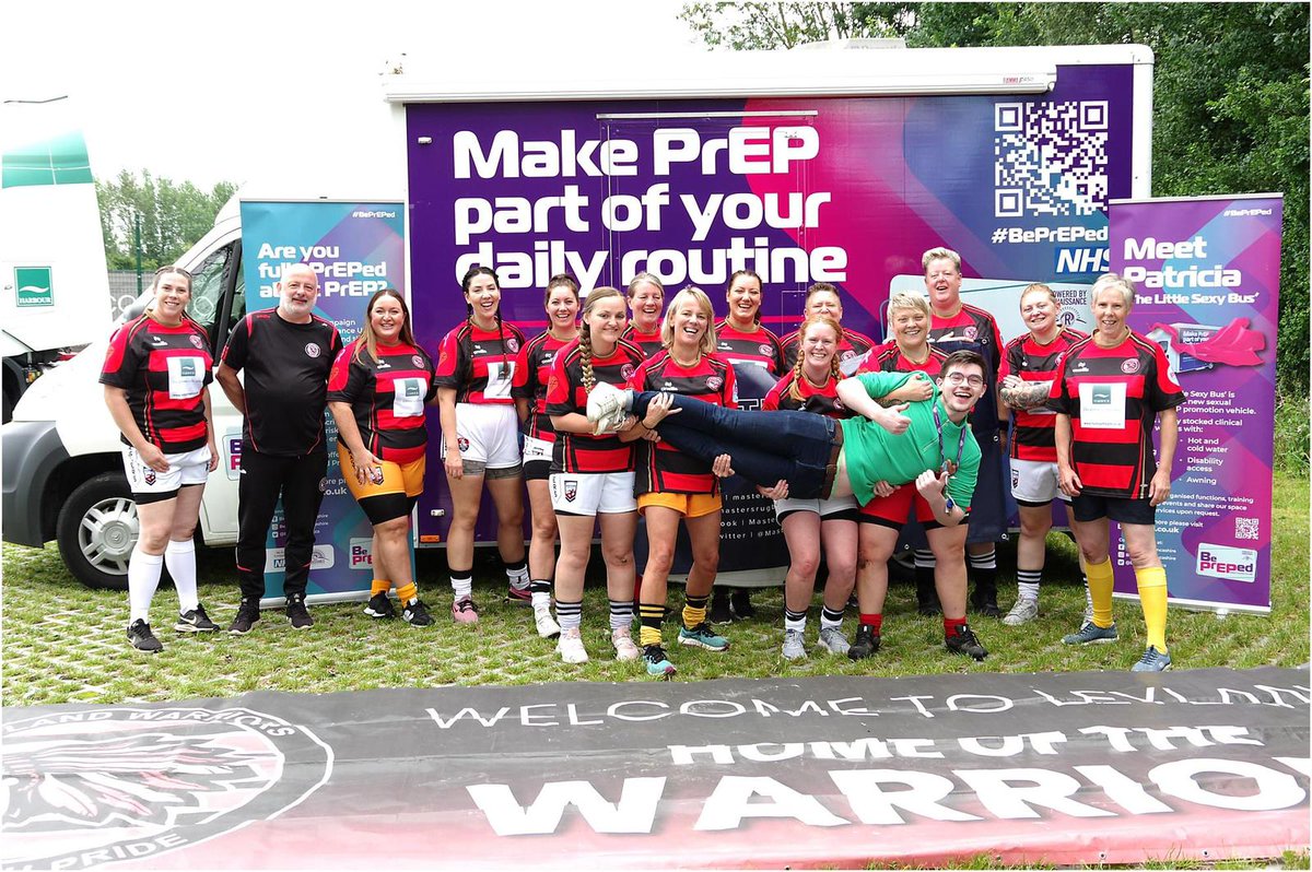 BePreped_Lancs's tweet photo. Congrats to the Leyland Warriors Ladies Masters team on their first match with the #bepreped logo on their kits π !!
ps. I nearly knocked them over for the second picture, troubles of being 6ft π¬ https://t.co/p67cweXzGl